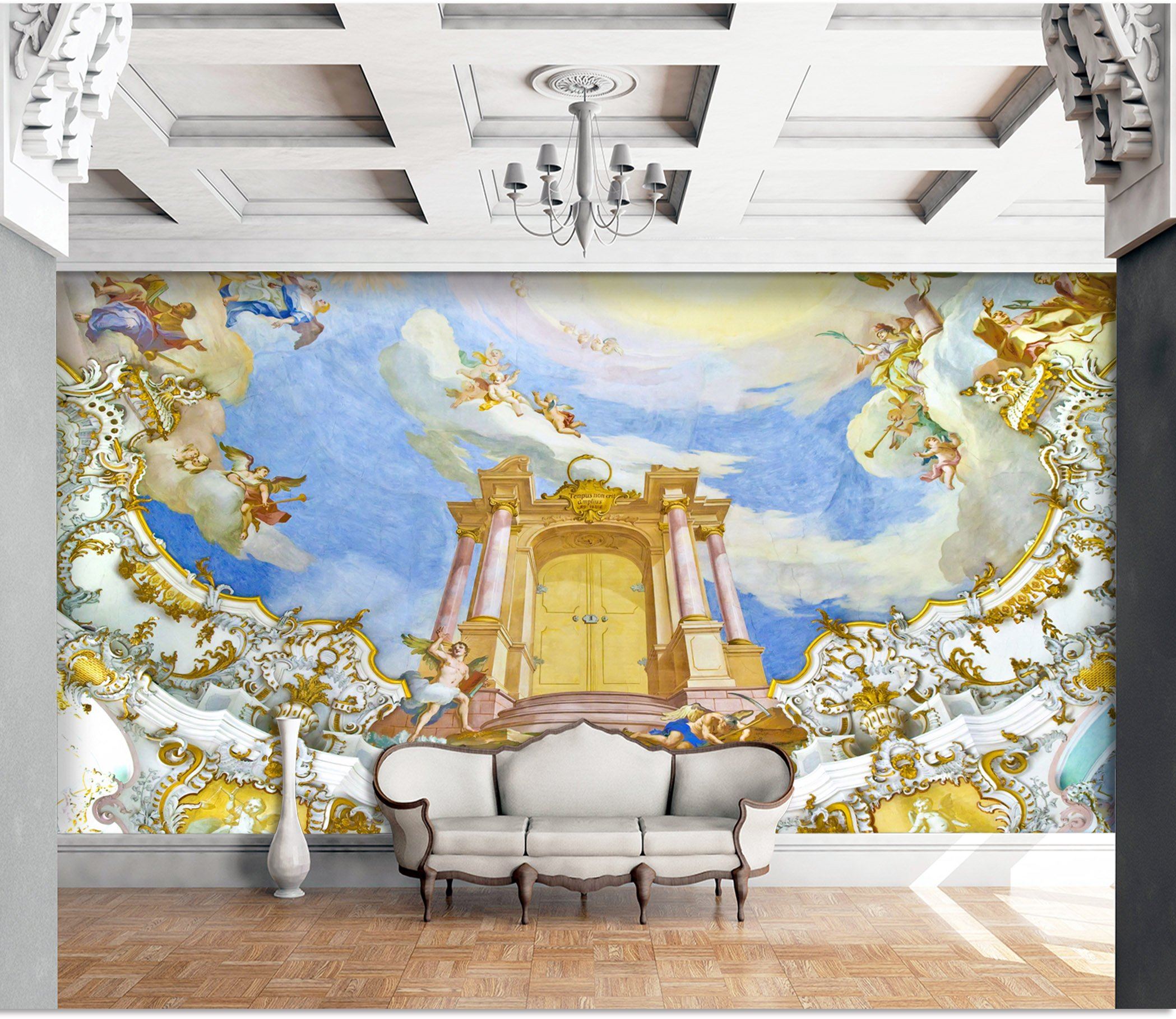 3D Painting Palace Door 121 Wallpaper AJ Wallpaper