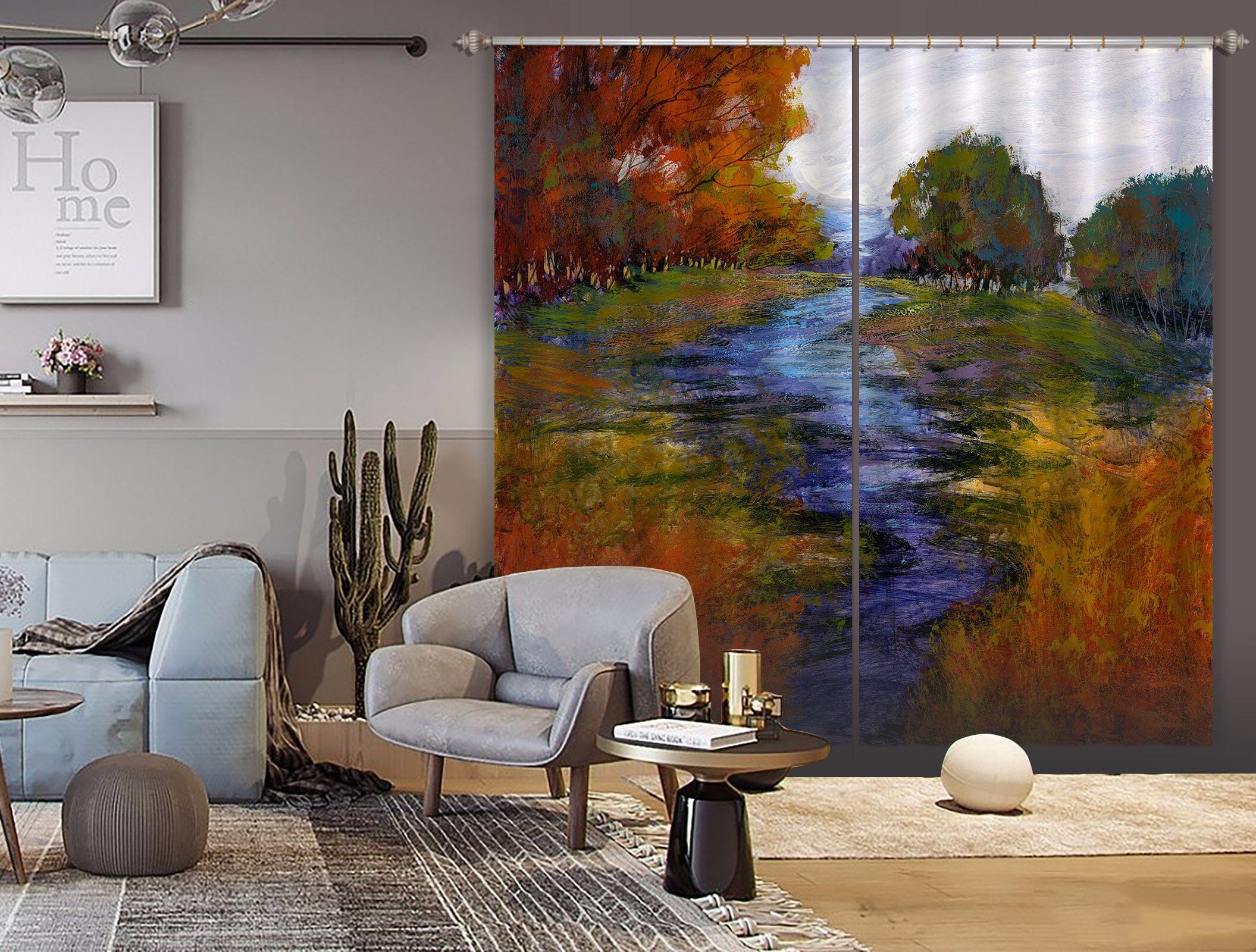 3D Beautiful Forest 250 Michael Tienhaara Curtain Curtains Drapes Curtains AJ Creativity Home