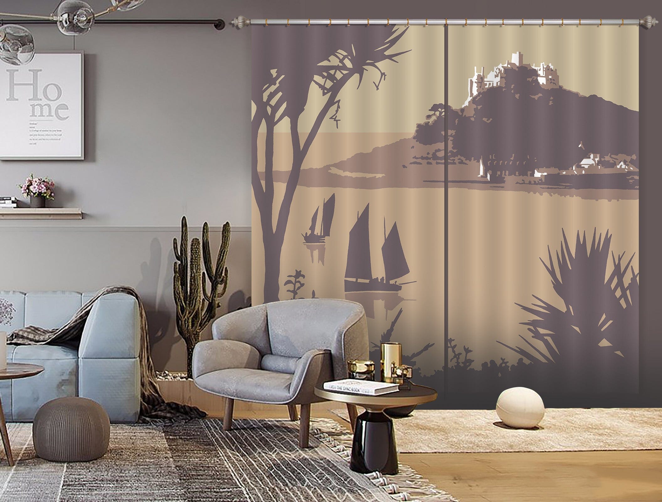 3D Marazion 118 Steve Read Curtain Curtains Drapes Curtains AJ Creativity Home