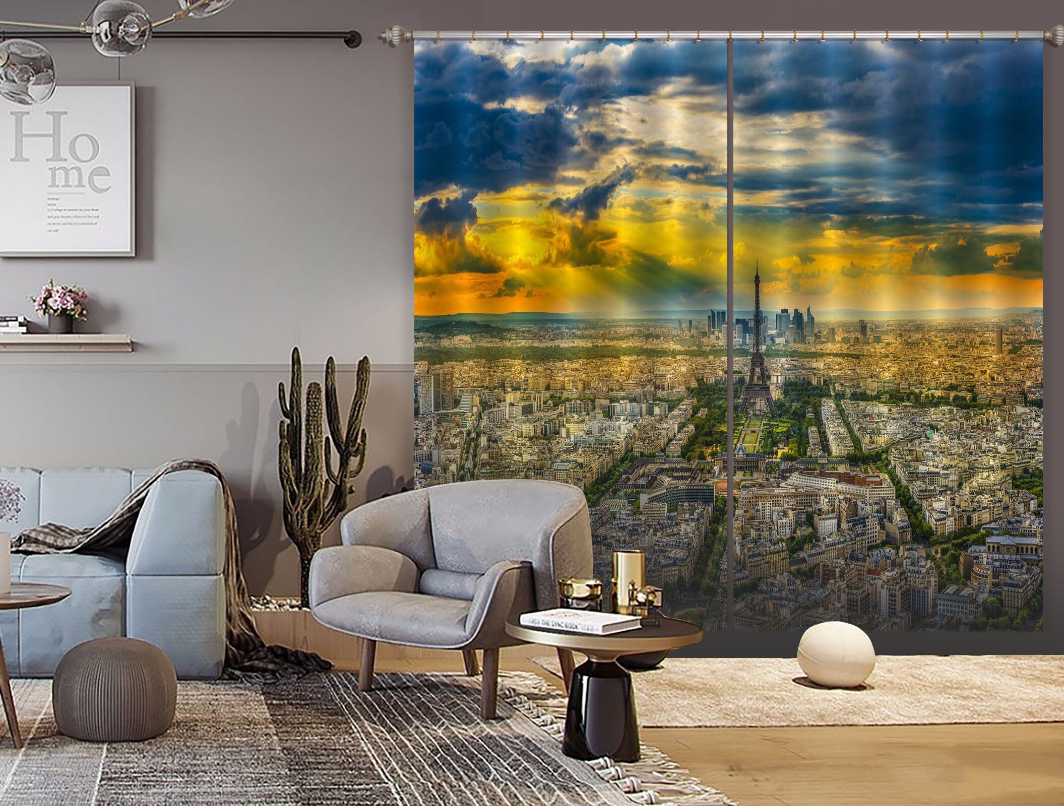 3D Dusk City 137 Marco Carmassi Curtain Curtains Drapes Curtains AJ Creativity Home