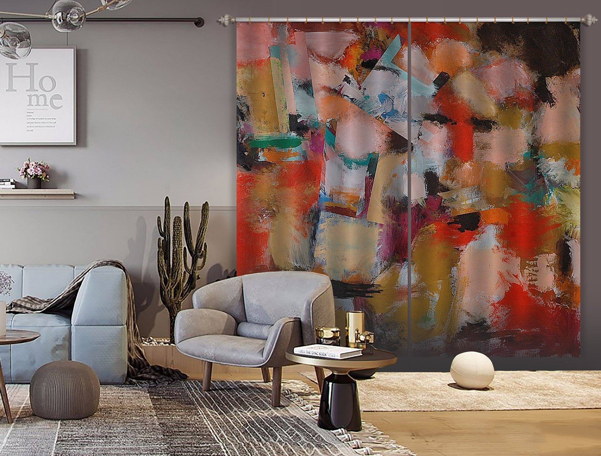3D Color Graffiti 144 Allan P. Friedlander Curtain Curtains Drapes Curtains AJ Creativity Home