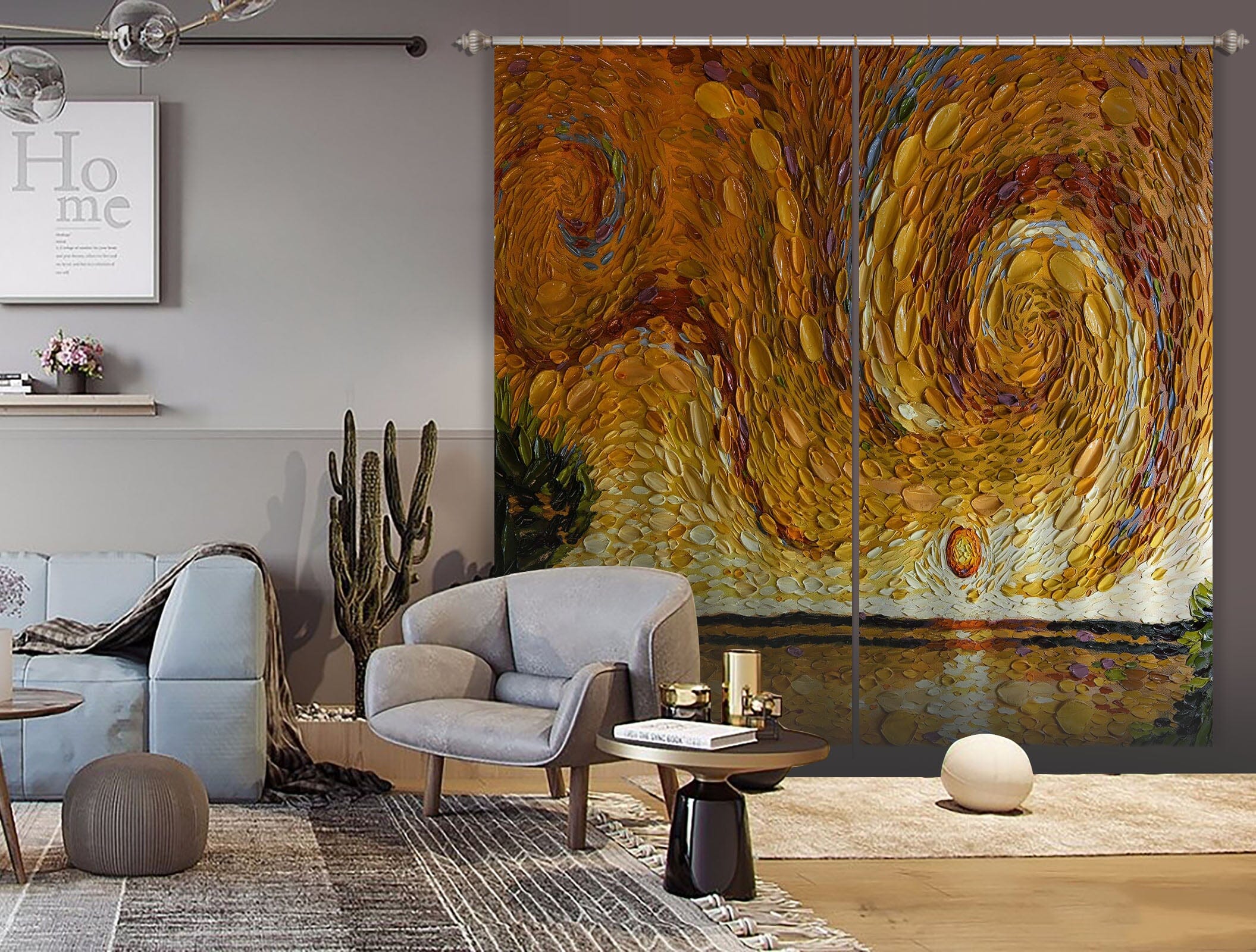 3D Wave Shell 052 Dena Tollefson Curtain Curtains Drapes Curtains AJ Creativity Home