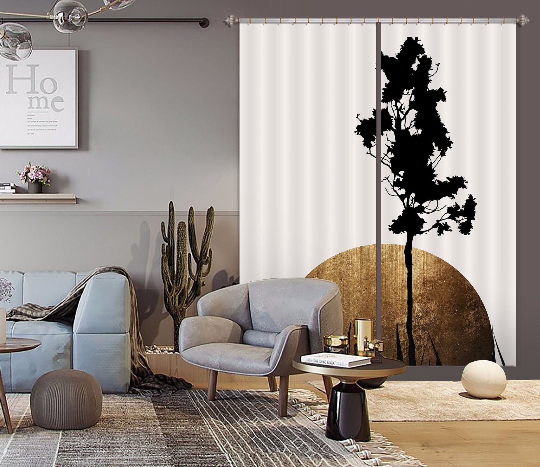 3D Shimmering Shadows 1112 Boris Draschoff Curtain Curtains Drapes Curtains AJ Creativity Home