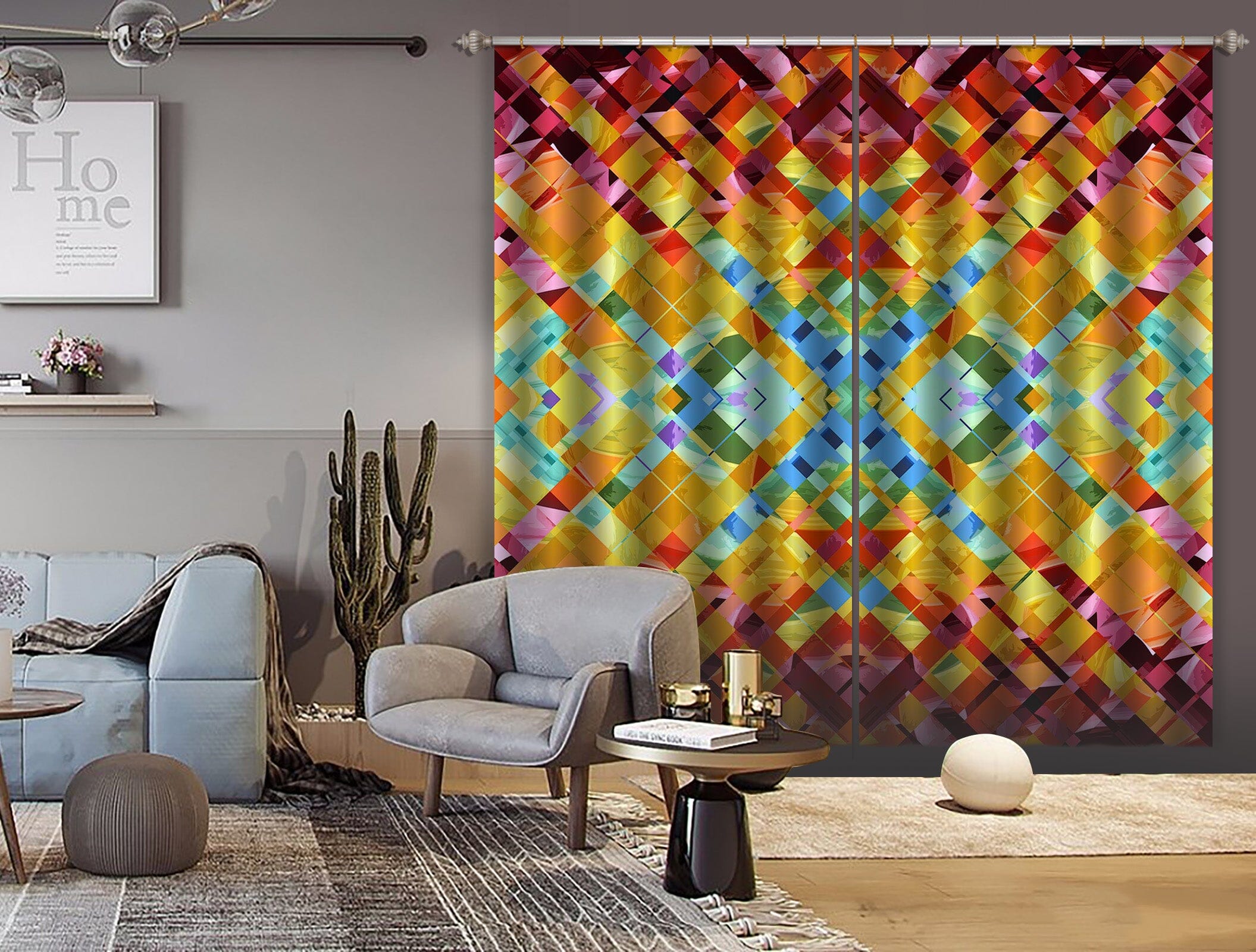 3D Color Weave 042 Shandra Smith Curtain Curtains Drapes Curtains AJ Creativity Home