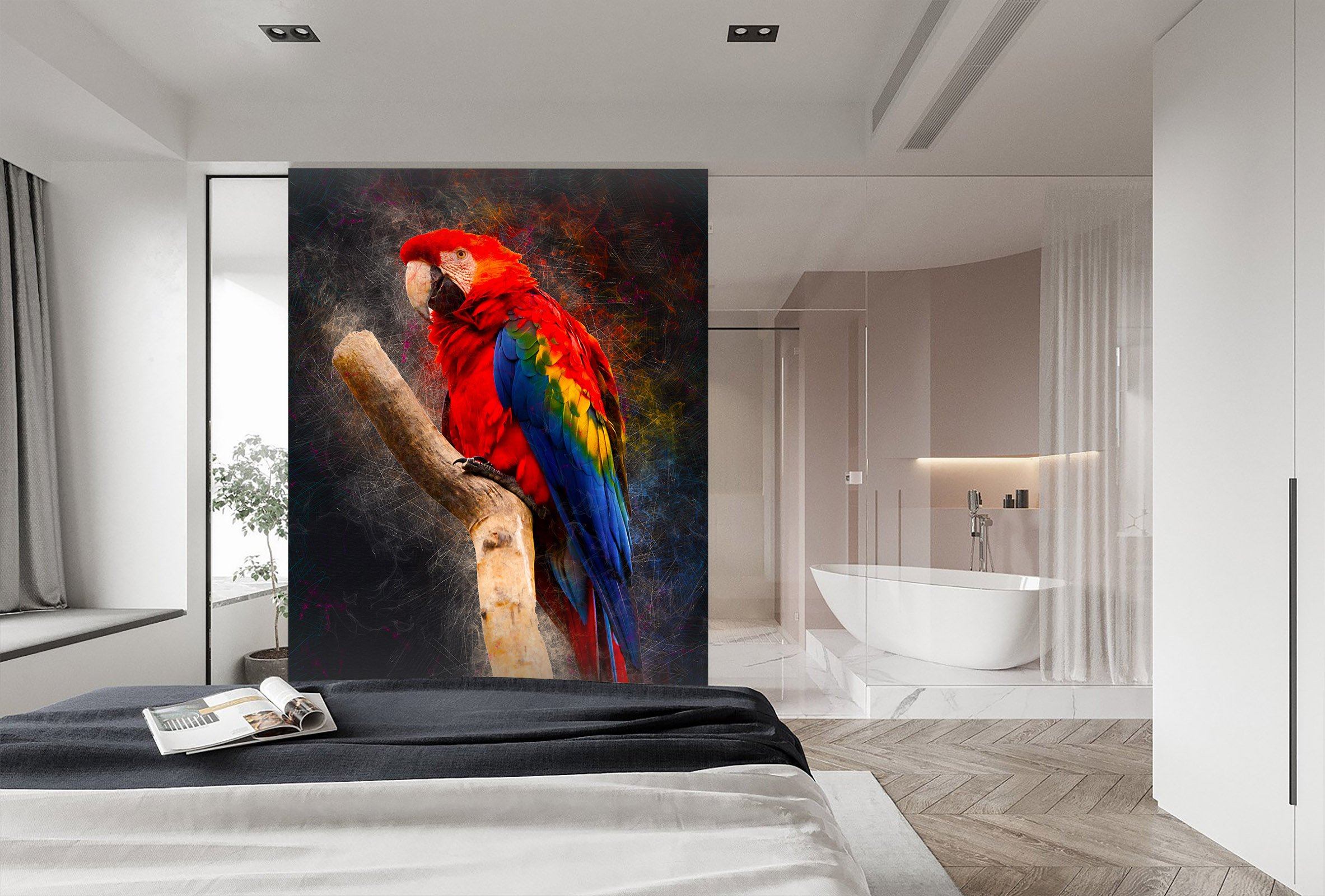 3D Parrot Mouth 256 Wallpaper AJ Wallpaper