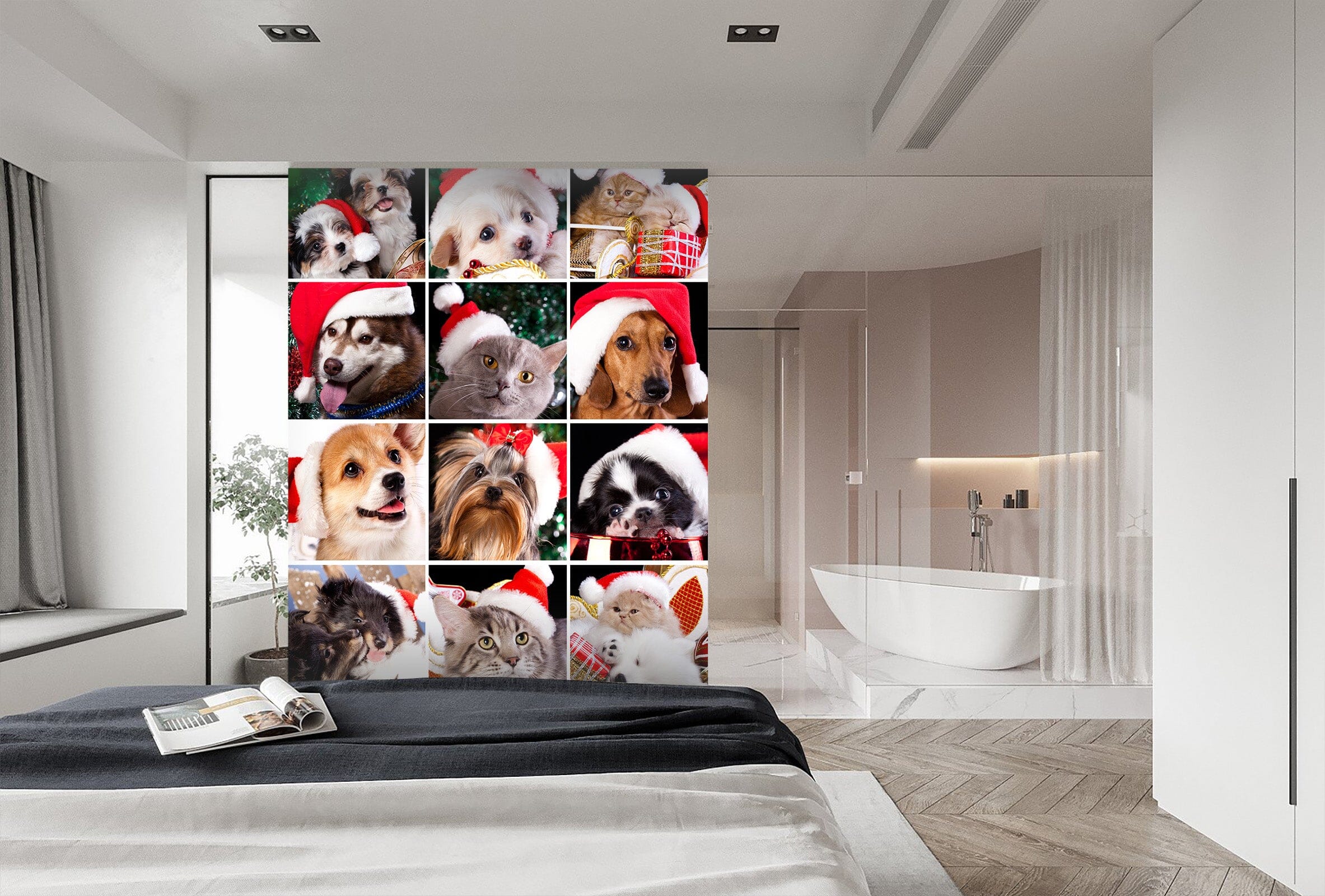 3D Puppy Kitten 147 Wall Murals Wallpaper AJ Wallpaper 2