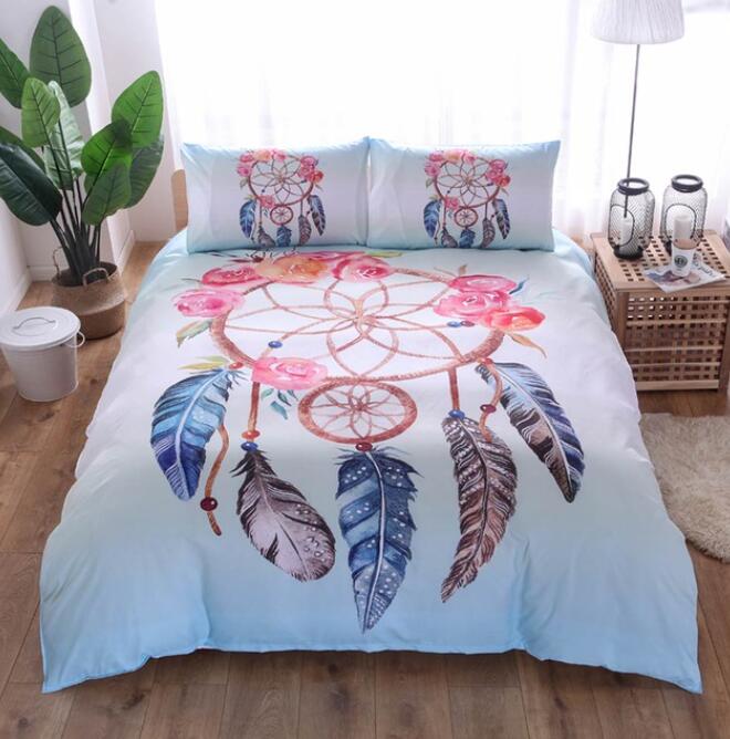 3D Flower Dream Catcher 5061 Bed Pillowcases Quilt