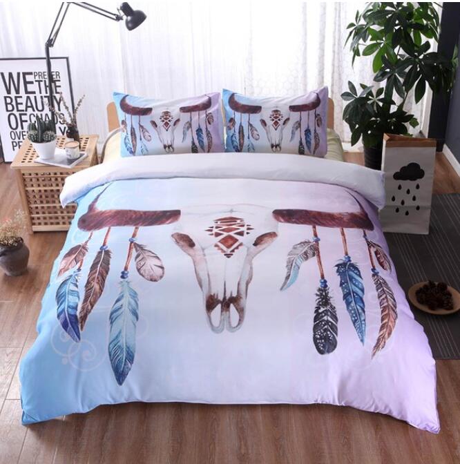 3D Deer Bones 5059 Bed Pillowcases Quilt