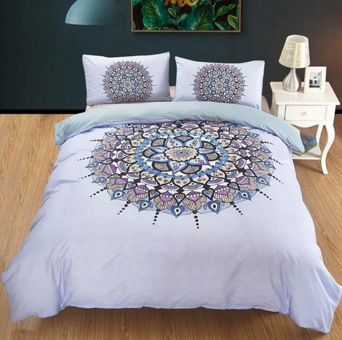 3D Blue Red Black Pattern Totem 5067 Bed Pillowcases Quilt