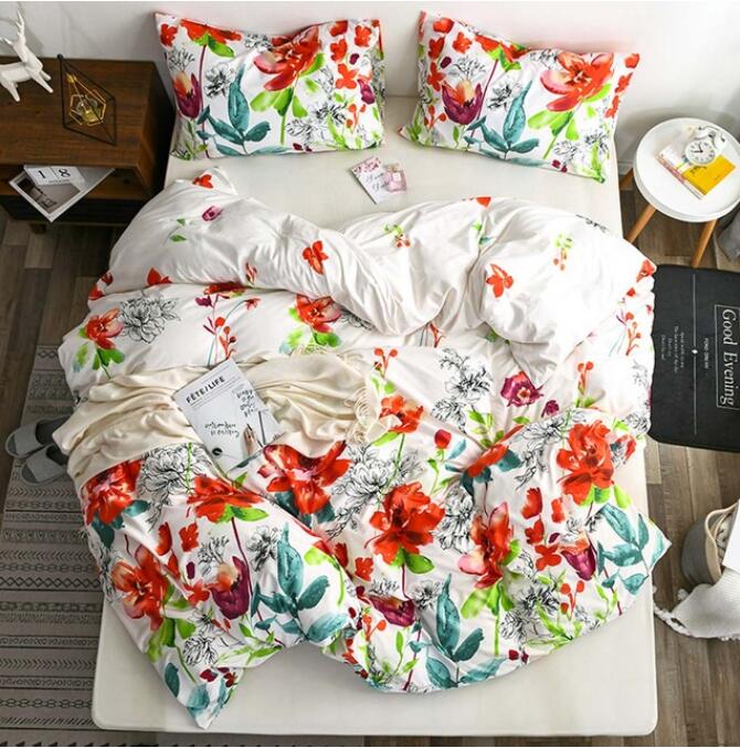 3D Flower Bush 7184 Bed Pillowcases Quilt