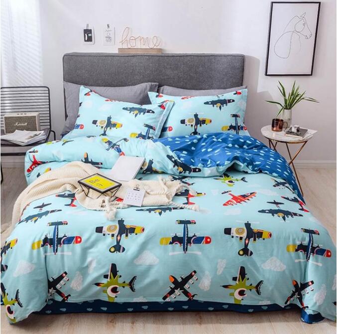 3D Aircraft 6199 Bed Pillowcases Quilt