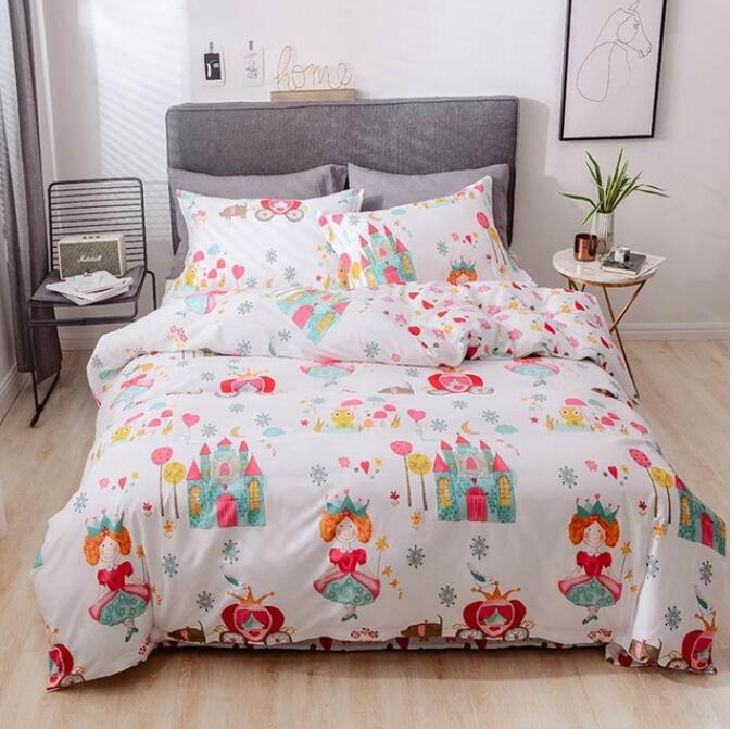 3D Castle Queen 5001 Bed Pillowcases Quilt