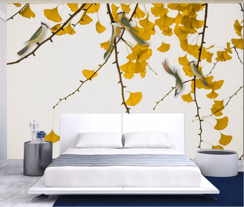 3D Maple Leaf WC1054 Wall Murals Wallpaper AJ Wallpaper 2