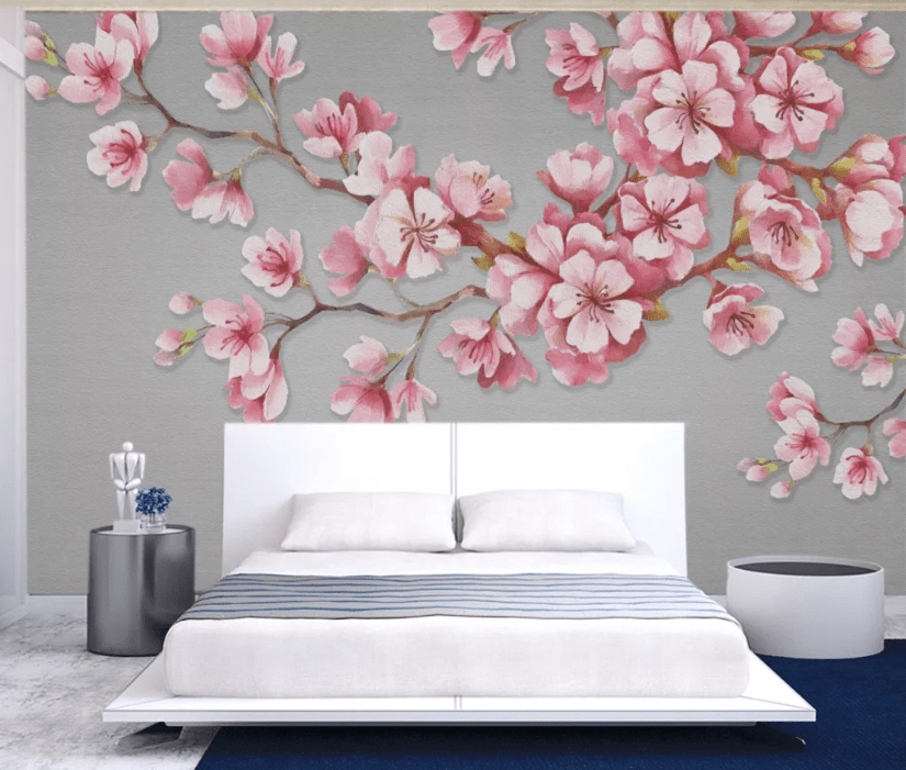 3D Plum Blossom WC975 Wall Murals Wallpaper AJ Wallpaper 2