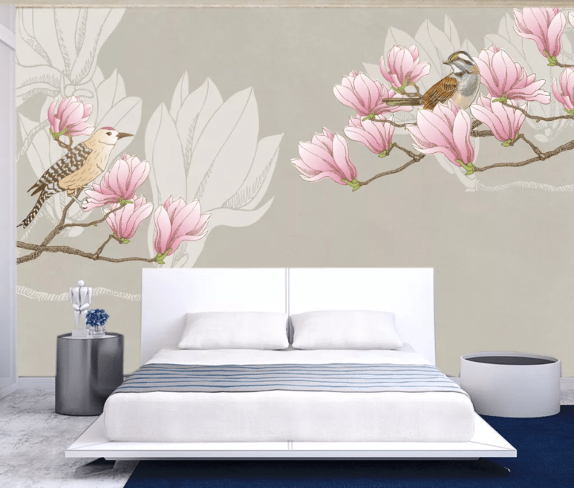 3D Flowering Branch WC962 Wall Murals Wallpaper AJ Wallpaper 2