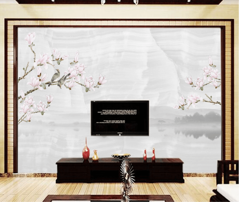 3D Painted Plum WC870 Wall Murals Wallpaper AJ Wallpaper 2