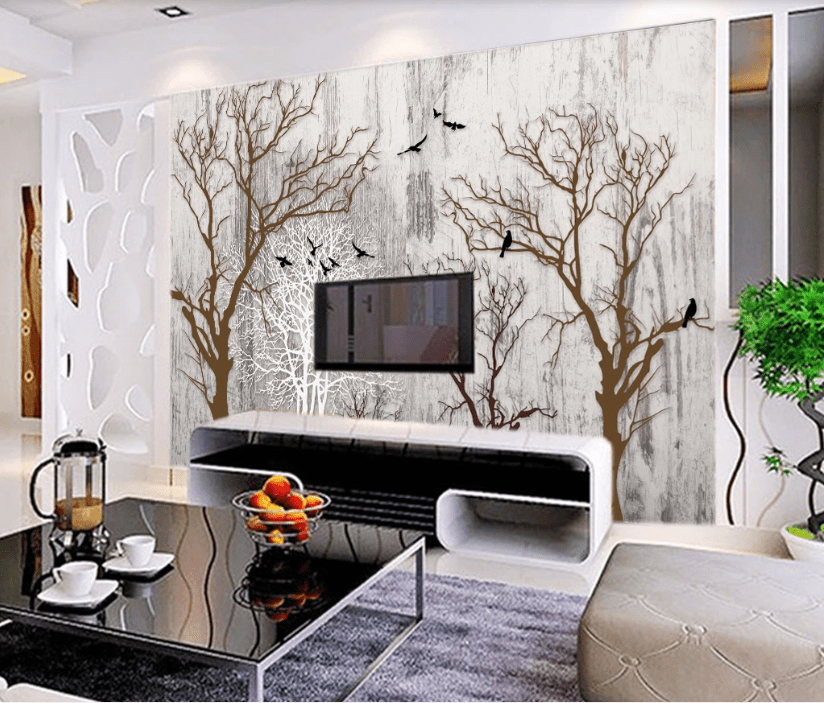 3D Dead Tree WC805 Wall Murals Wallpaper AJ Wallpaper 2