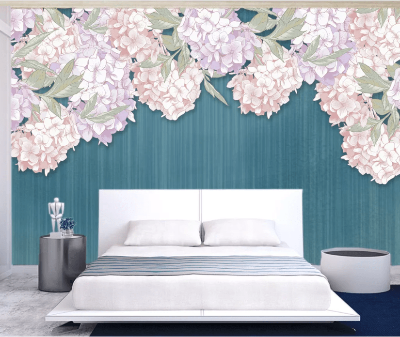 3D Pink Bouquet WC803 Wall Murals Wallpaper AJ Wallpaper 2