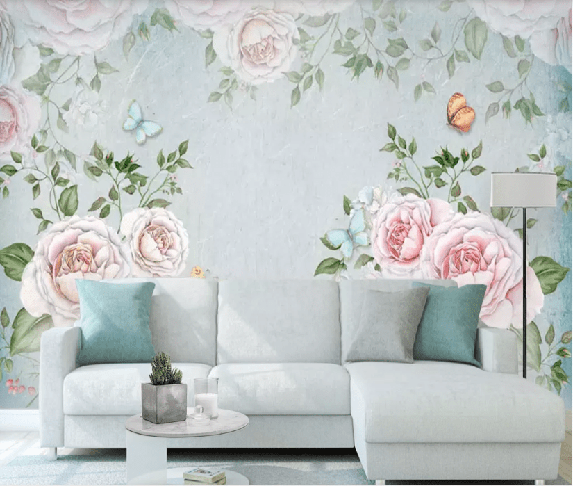 3D Bright Peony WC748 Wall Murals Wallpaper AJ Wallpaper 2