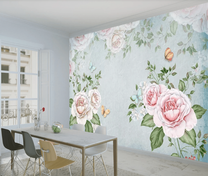 3D Bright Peony WC748 Wall Murals Wallpaper AJ Wallpaper 2