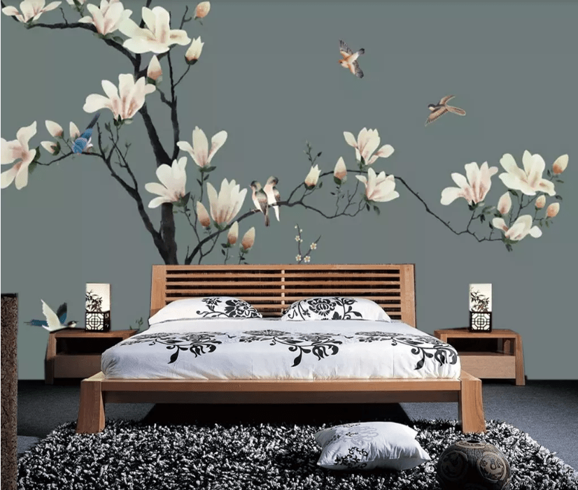 3D Bonsai Plum WC649 Wall Murals Wallpaper AJ Wallpaper 2