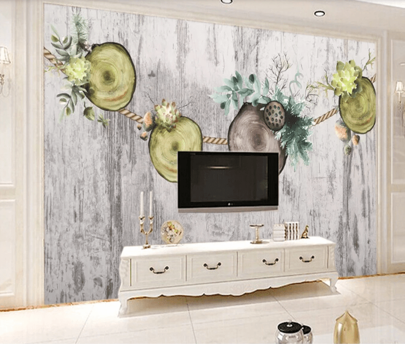 3D Grass Decoration WC562 Wall Murals Wallpaper AJ Wallpaper 2