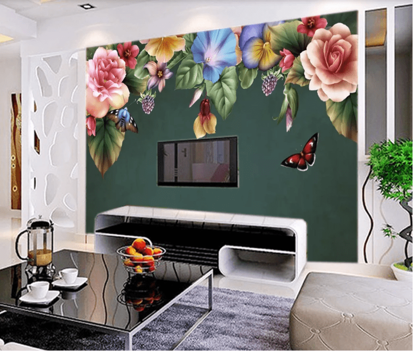 3D Morning Glory WC557 Wall Murals Wallpaper AJ Wallpaper 2
