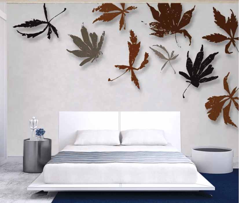 3D Maple Leaf WC552 Wall Murals Wallpaper AJ Wallpaper 2
