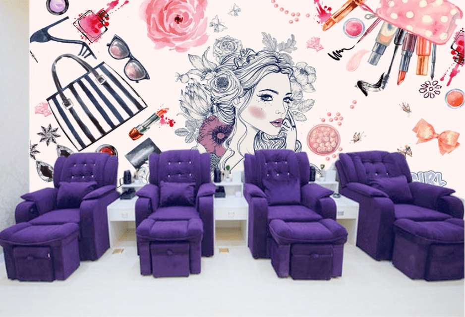 3D Woman Cosmetics WC281 Wall Murals Wallpaper AJ Wallpaper 2