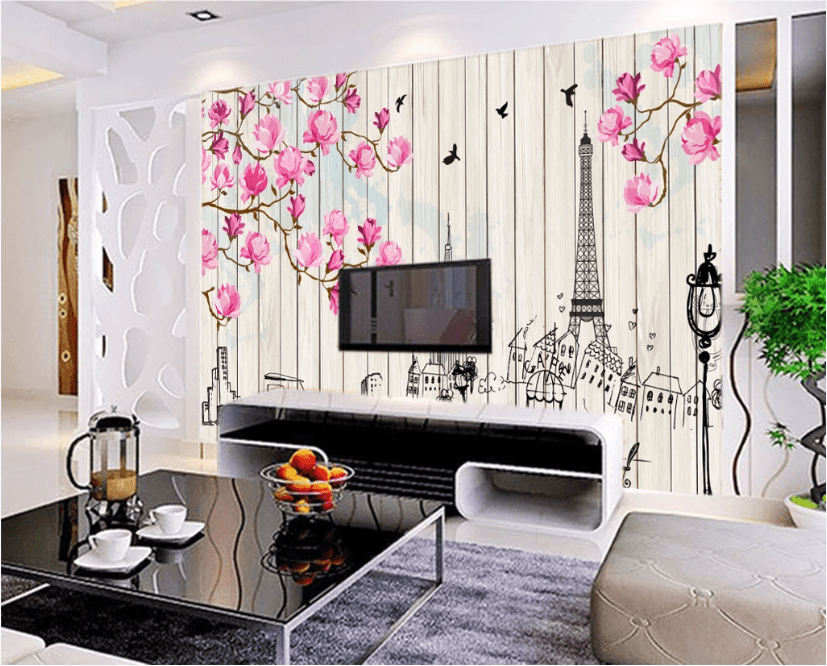 3D Street Light Car WC279 Wall Murals Wallpaper AJ Wallpaper 2