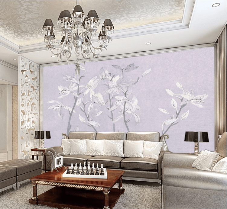 3D Flower Graffiti WC207 Wall Murals Wallpaper AJ Wallpaper 2
