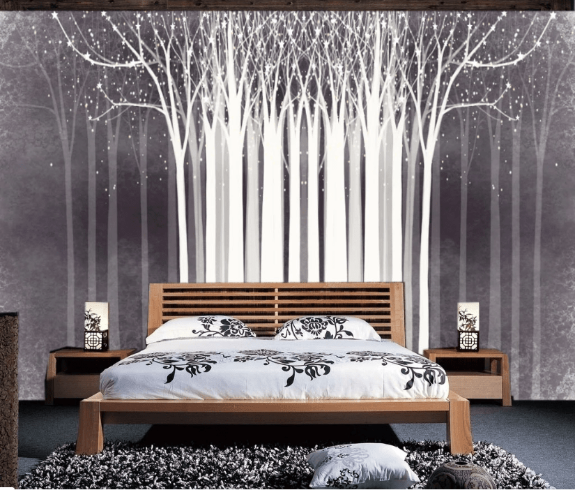 3D White Woods WC168 Wall Murals Wallpaper AJ Wallpaper 2