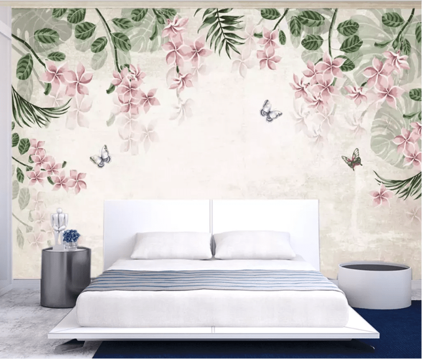 3D Black Butterfly WC167 Wall Murals Wallpaper AJ Wallpaper 2