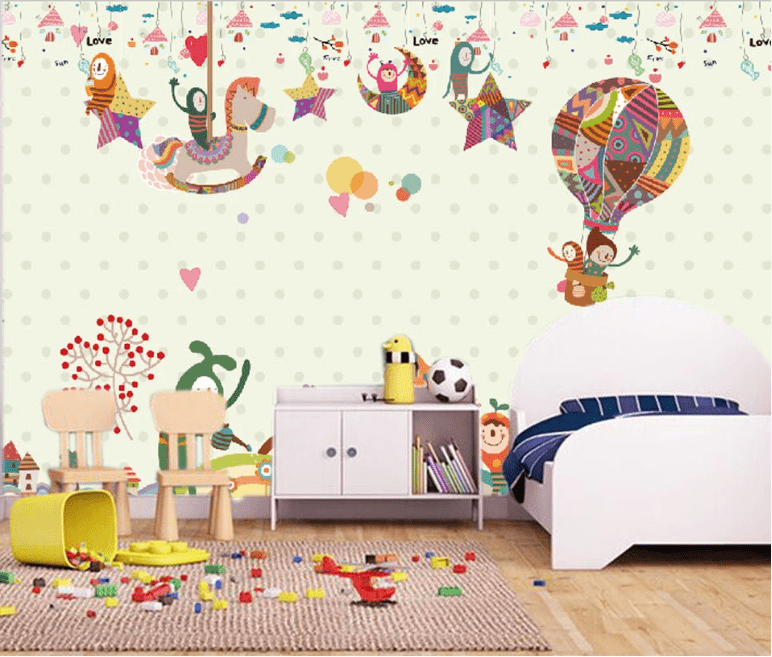 3D Cartoon Animals WC155 Wall Murals Wallpaper AJ Wallpaper 2
