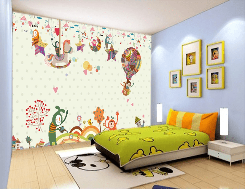 3D Cartoon Animals WC155 Wall Murals Wallpaper AJ Wallpaper 2