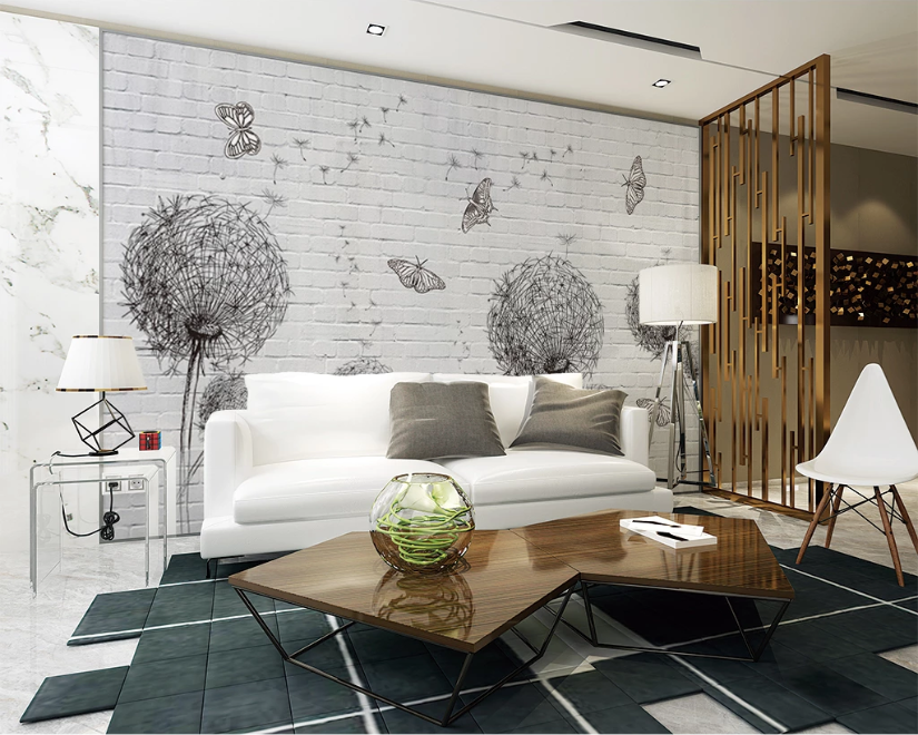 3D Black Butterfly WC2665 Wall Murals