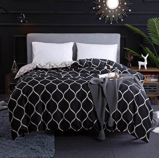 3D Black Diamond 5077 Bed Pillowcases Quilt