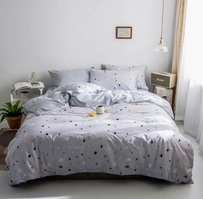 3D Gray Background Colorful Dots 5108 Bed Pillowcases Quilt