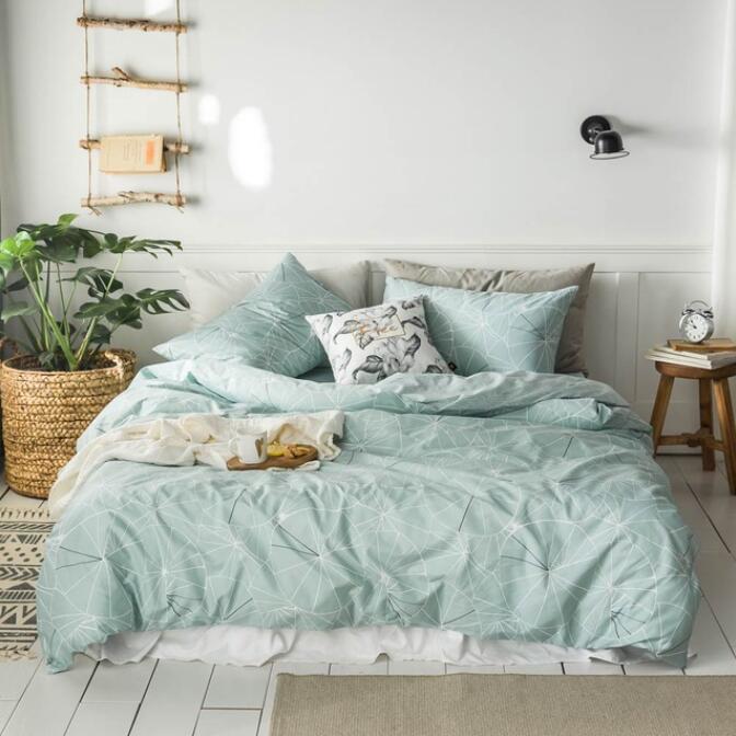 3D Light Mint Green 12003 Bed Pillowcases Quilt