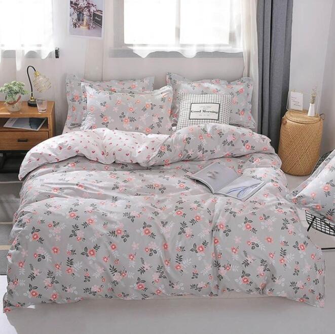 3D Small Floral 7057 Bed Pillowcases Quilt