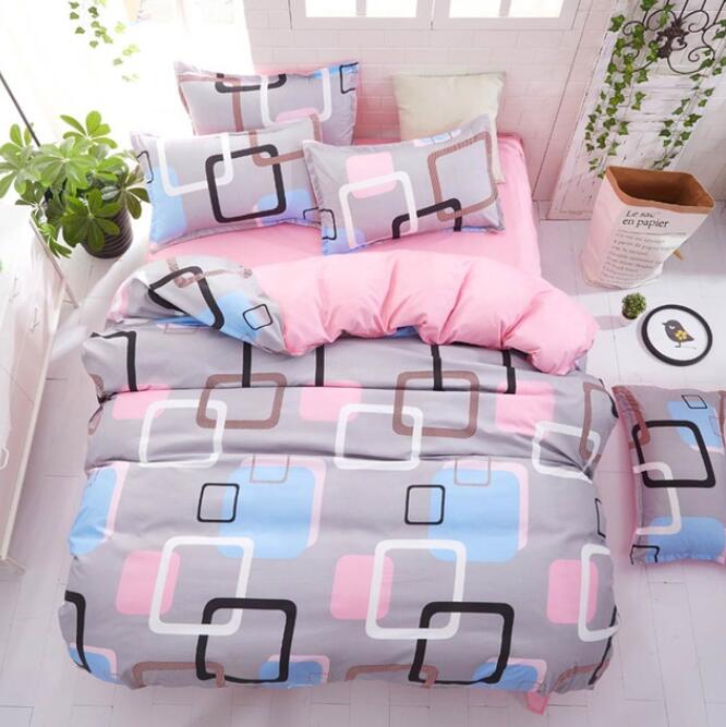 3D Square 7162 Bed Pillowcases Quilt