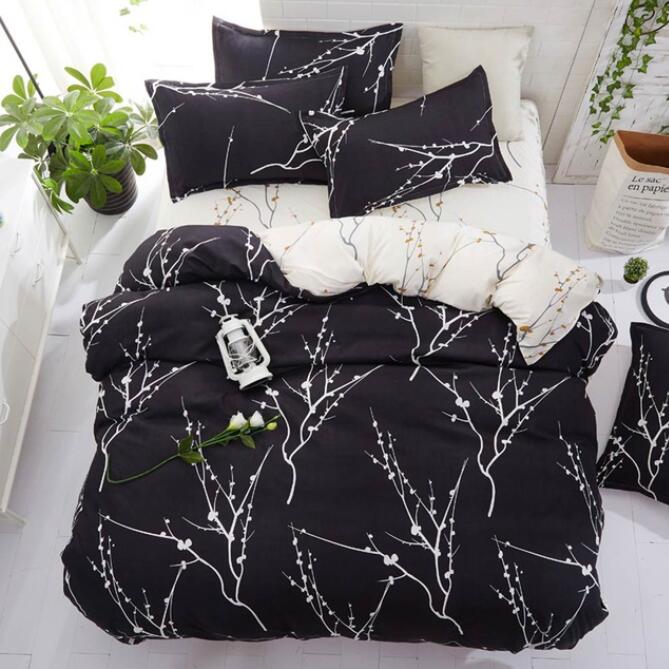 3D Black Marble 7166 Bed Pillowcases Quilt