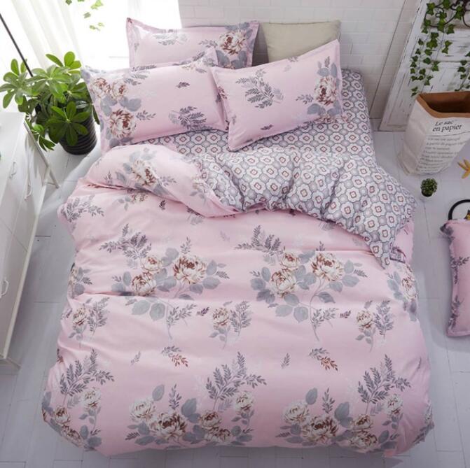 3D Pink Pattern 7174 Bed Pillowcases Quilt