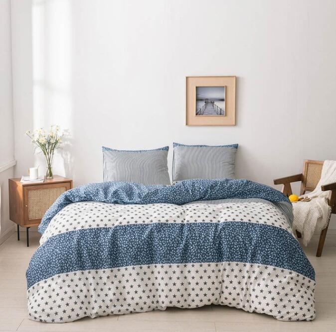 3D Blue And White 7189 Bed Pillowcases Quilt