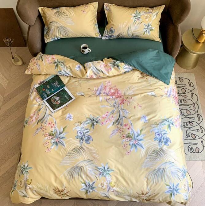 3D Lily Flower 7124 Bed Pillowcases Quilt