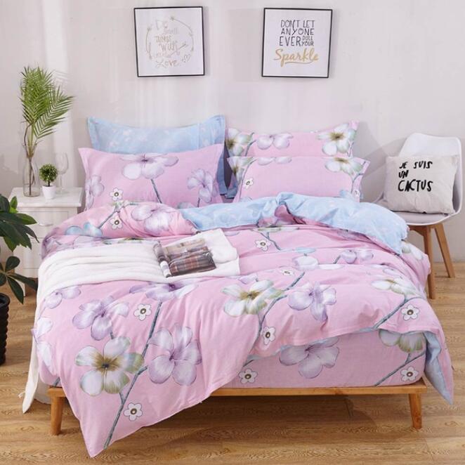 3D White Flower 5126 Bed Pillowcases Quilt