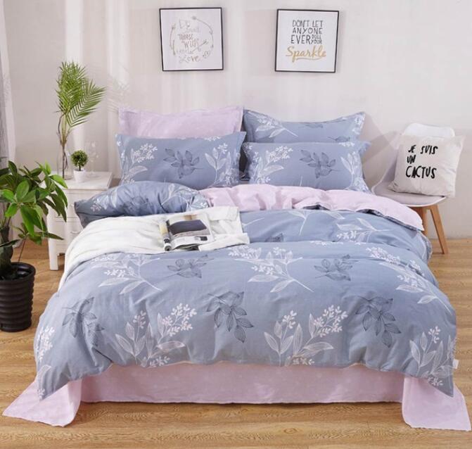 3D Fog Blue 7093 Bed Pillowcases Quilt