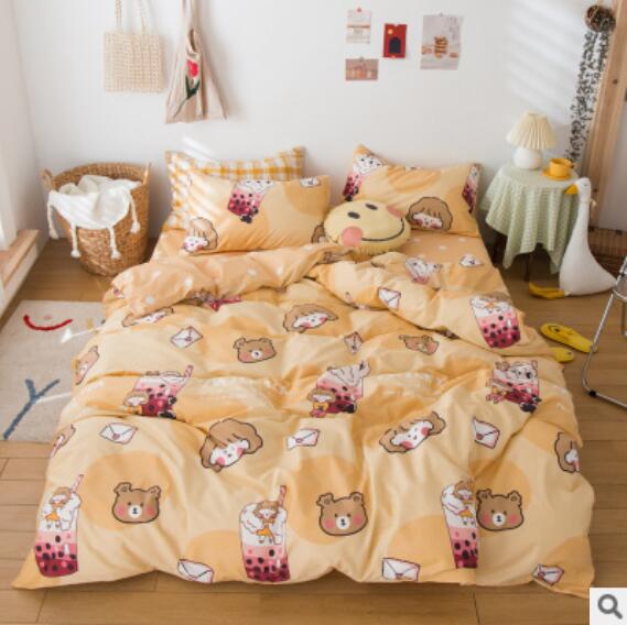 3D Bubble Tea Girl 40232 Bed Pillowcases Quilt