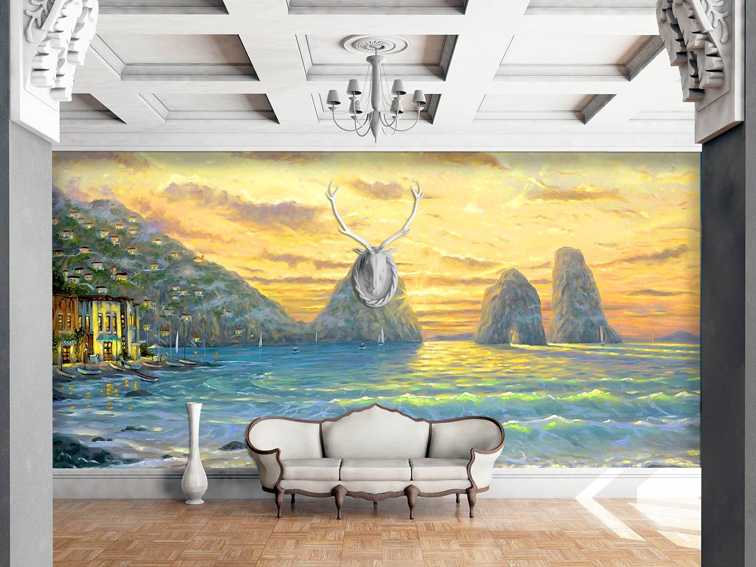 Coast Mountains Town Wallpaper AJ Wallpaper