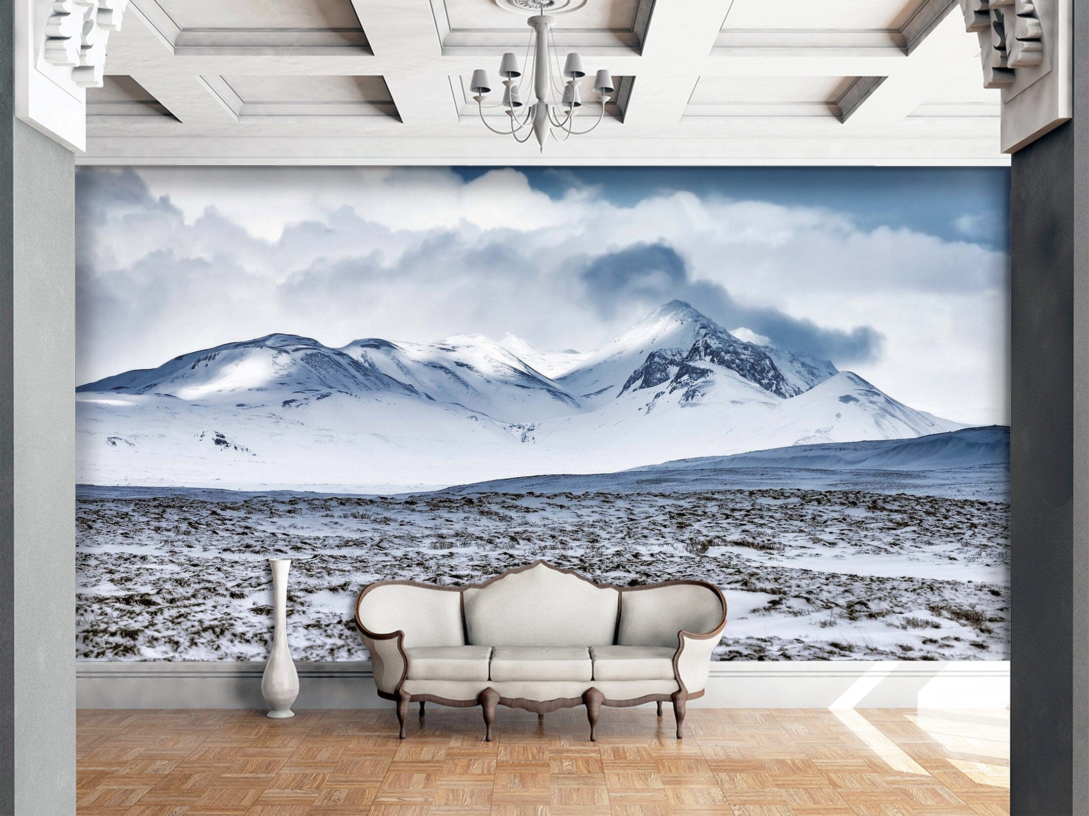 3D Snow Mountain 1022 Wall Murals Wallpaper AJ Wallpaper 2